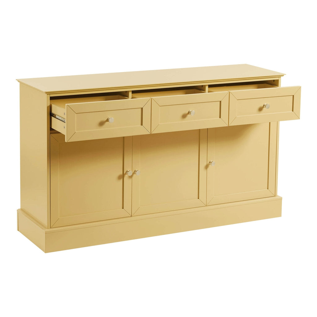 Dusklia - Ruby 3 Door Sideboard with Drawers - Butter