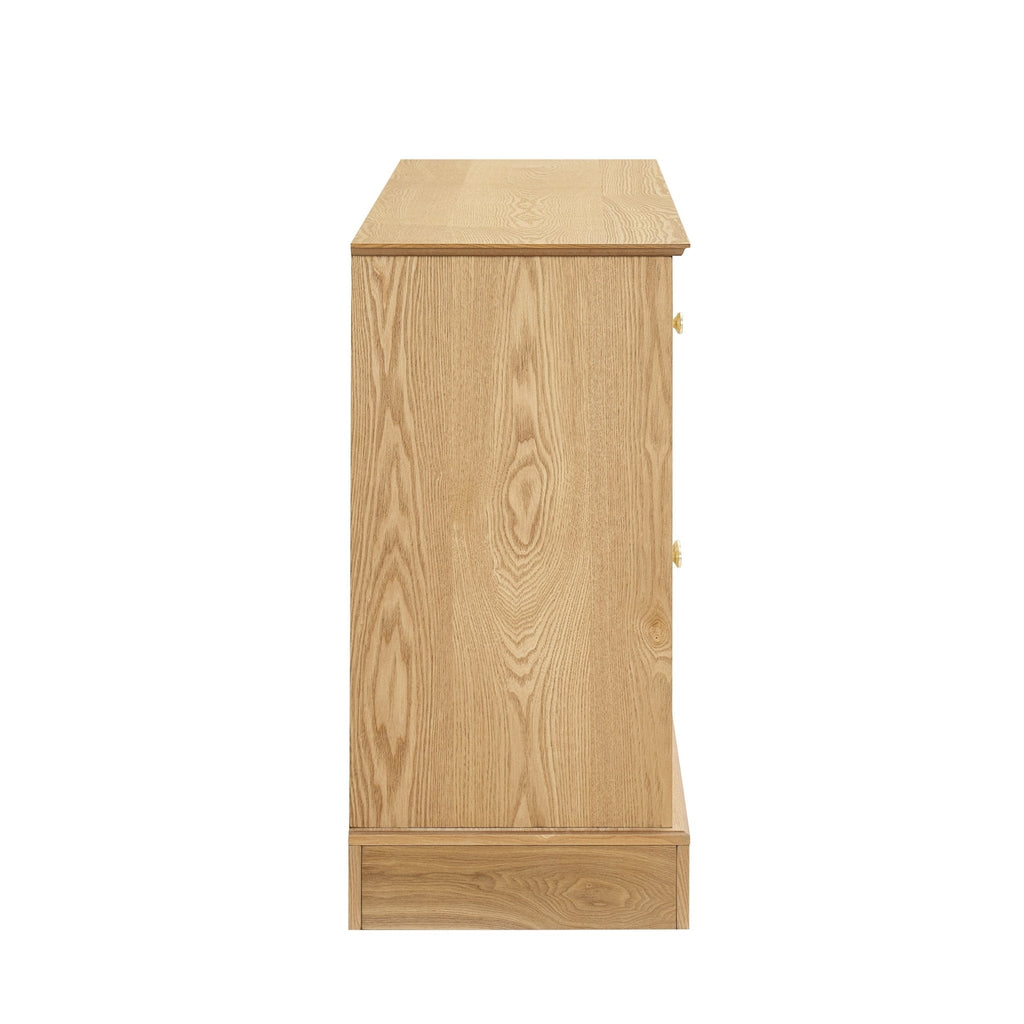 Dusklia - Ruby 3 Door Sideboard with Drawers - Light Wood