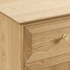 Dusklia - Ruby 3 Door Sideboard with Drawers - Light Wood