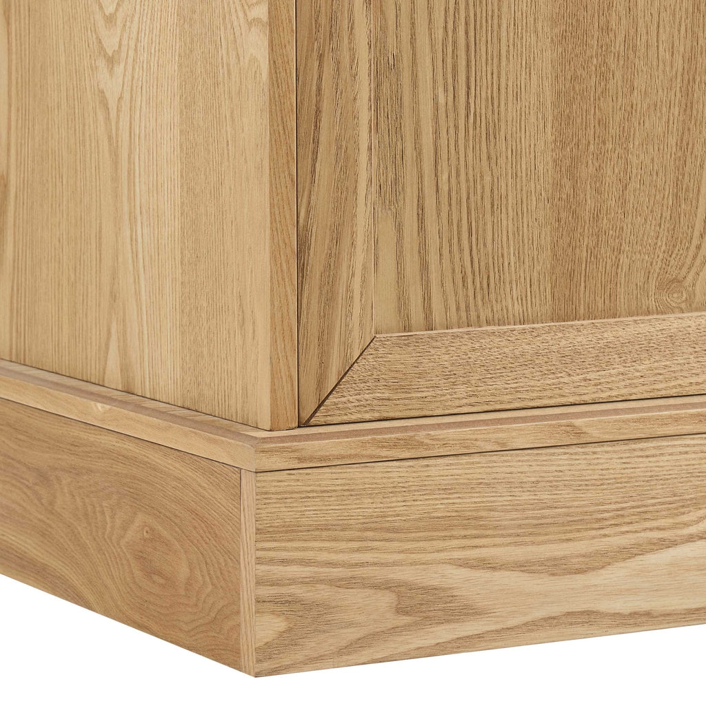 Dusklia - Ruby 3 Door Sideboard with Drawers - Light Wood