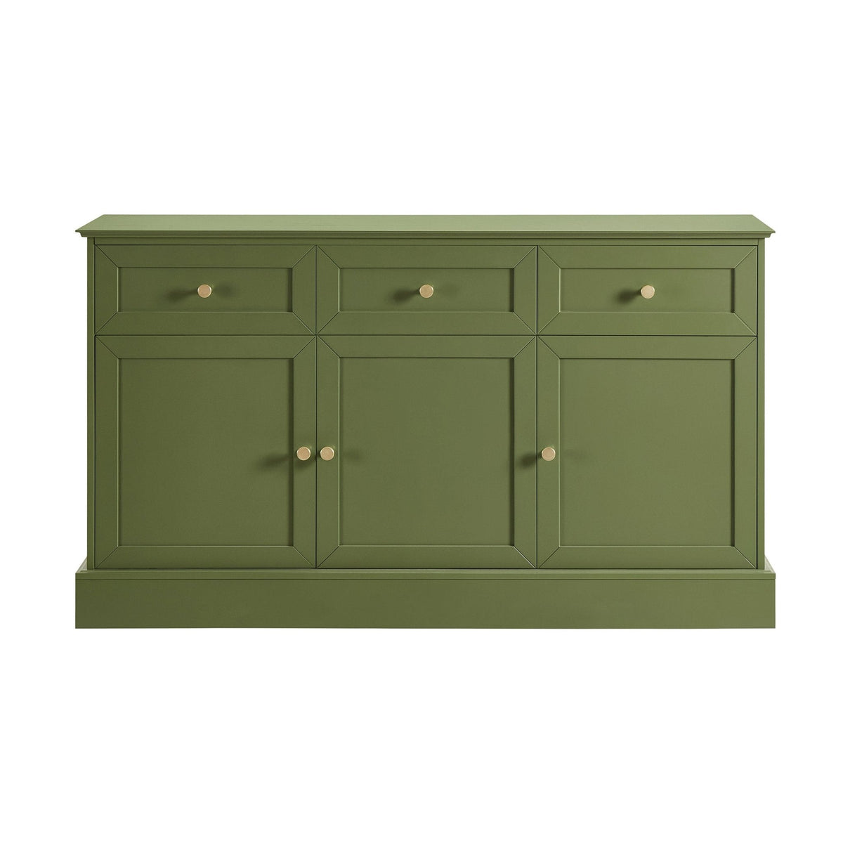 Dusklia - Ruby 3 Door Sideboard with Drawers - Olive