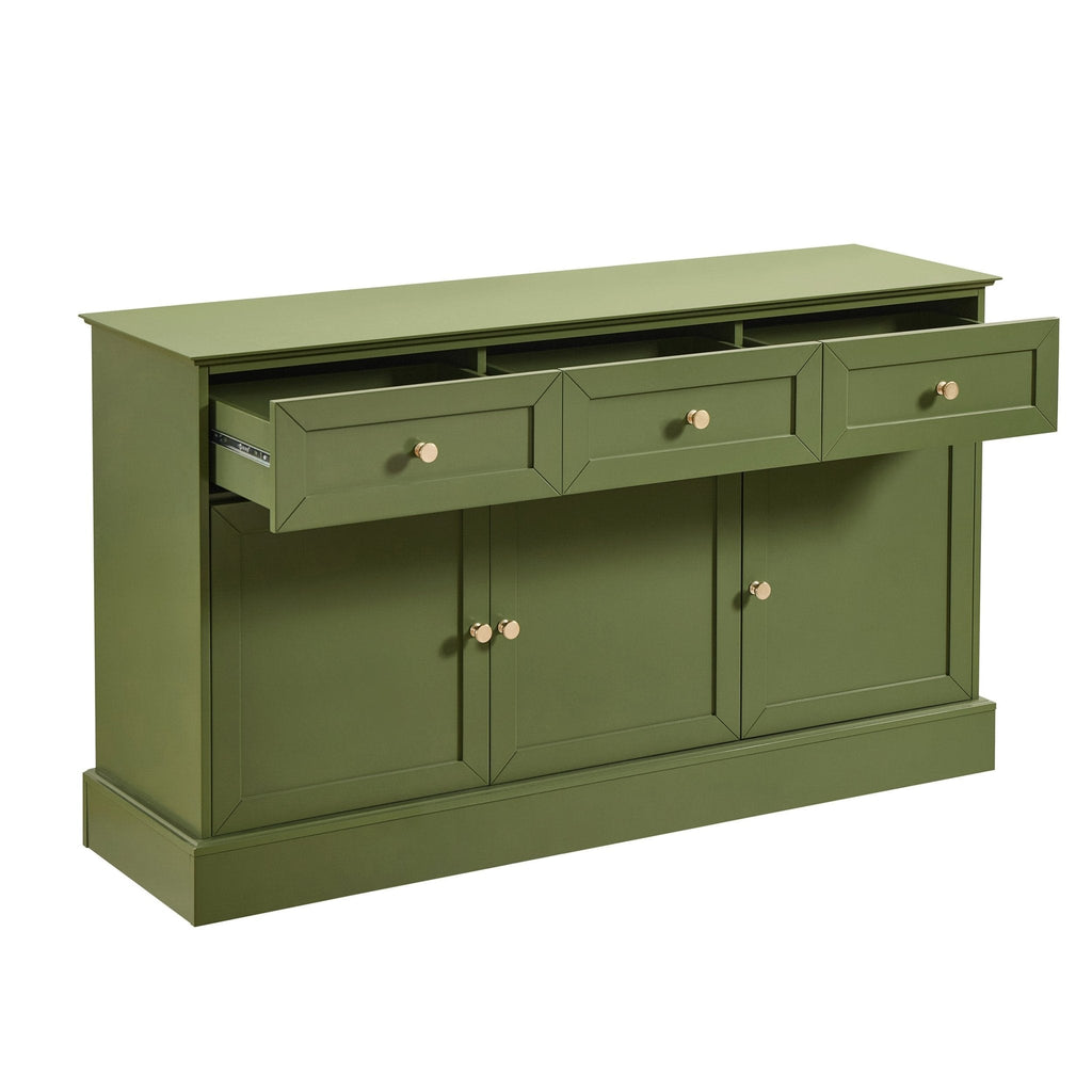 Dusklia - Ruby 3 Door Sideboard with Drawers - Olive