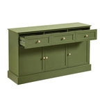Dusklia - Ruby 3 Door Sideboard with Drawers - Olive