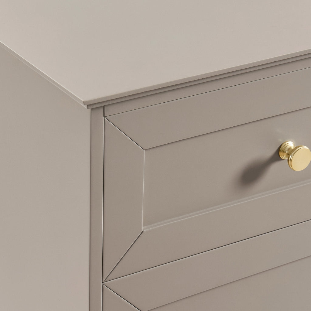 Dusklia - Ruby 3 Door Sideboard with Drawers - Taupe