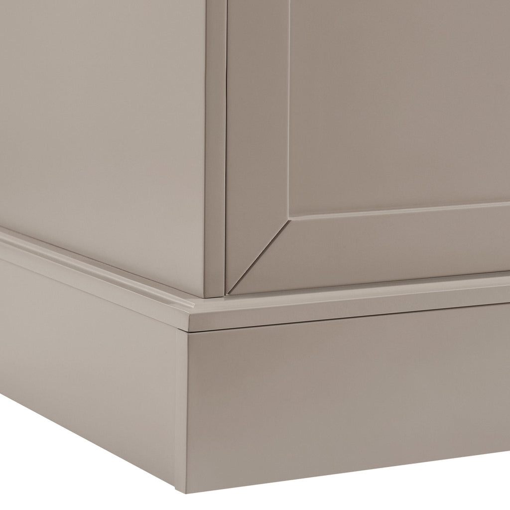 Dusklia - Ruby 3 Door Sideboard with Drawers - Taupe