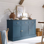Dusklia - Ruby 3 Door Sideboard with Drawers - Teal