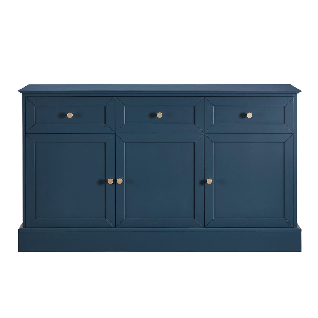 Dusklia - Ruby 3 Door Sideboard with Drawers - Teal