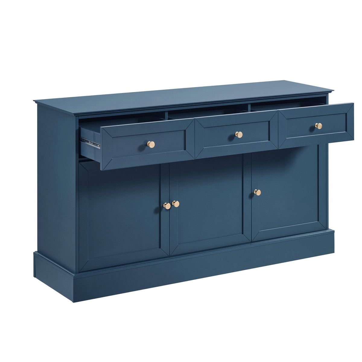 Dusklia - Ruby 3 Door Sideboard with Drawers - Teal