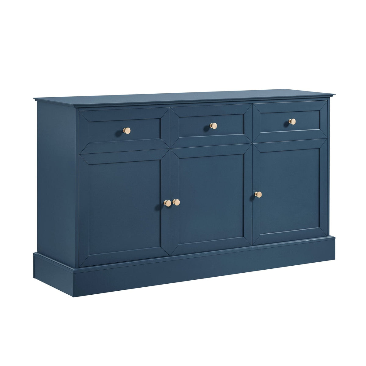 Dusklia - Ruby 3 Door Sideboard with Drawers - Teal