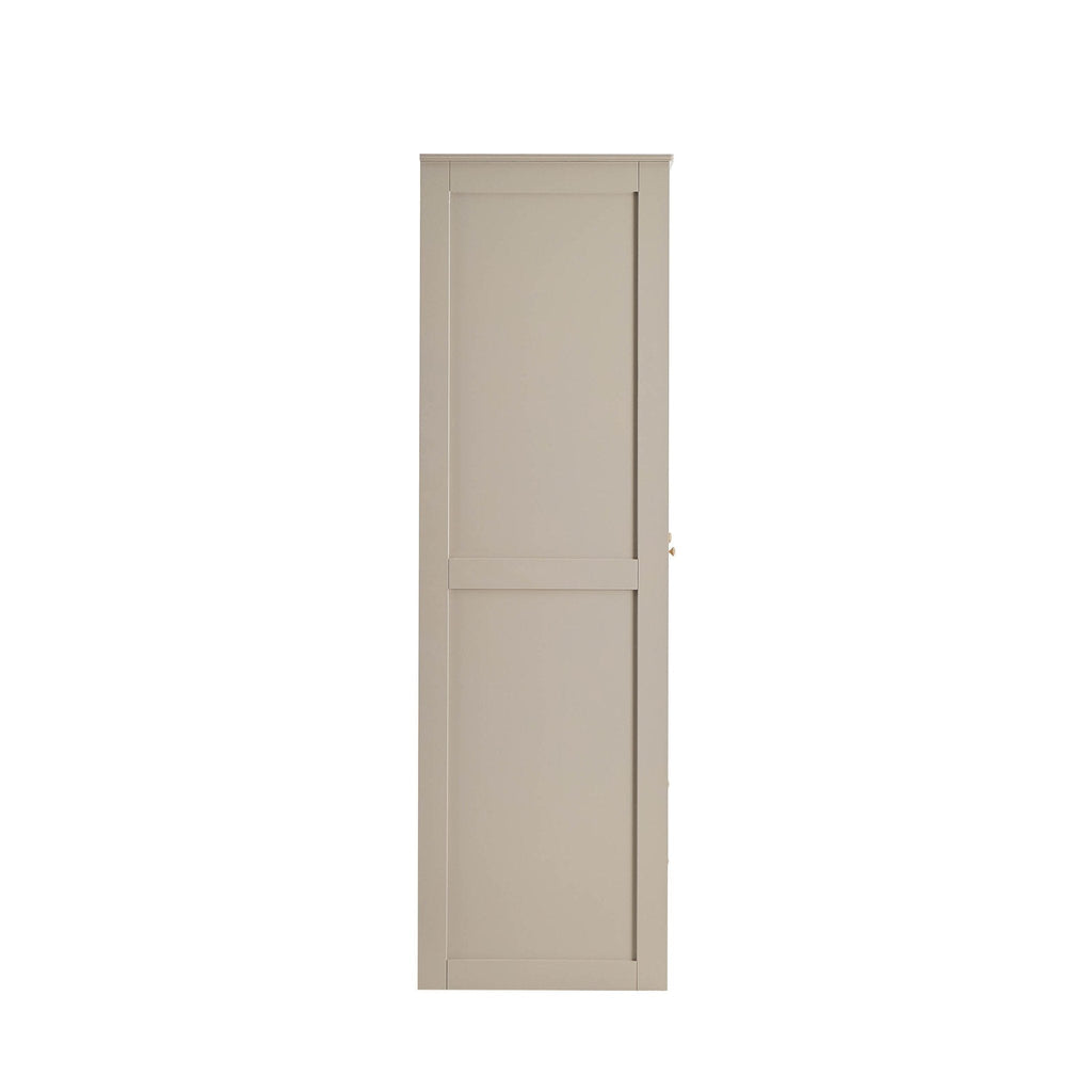 Dusklia - Ruby 3 Door Wardrobe with Drawers - Taupe
