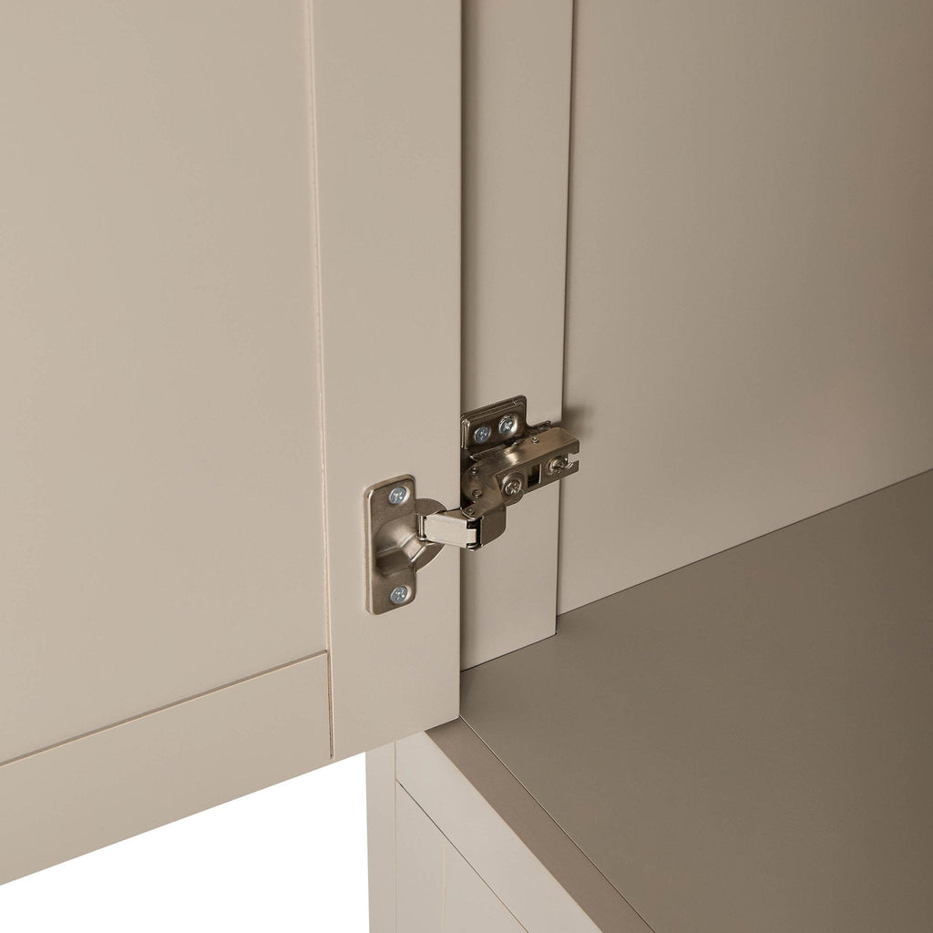 Dusklia - Ruby 3 Door Wardrobe with Drawers - Taupe