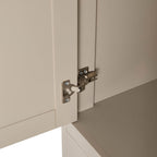 Dusklia - Ruby 3 Door Wardrobe with Drawers - Taupe