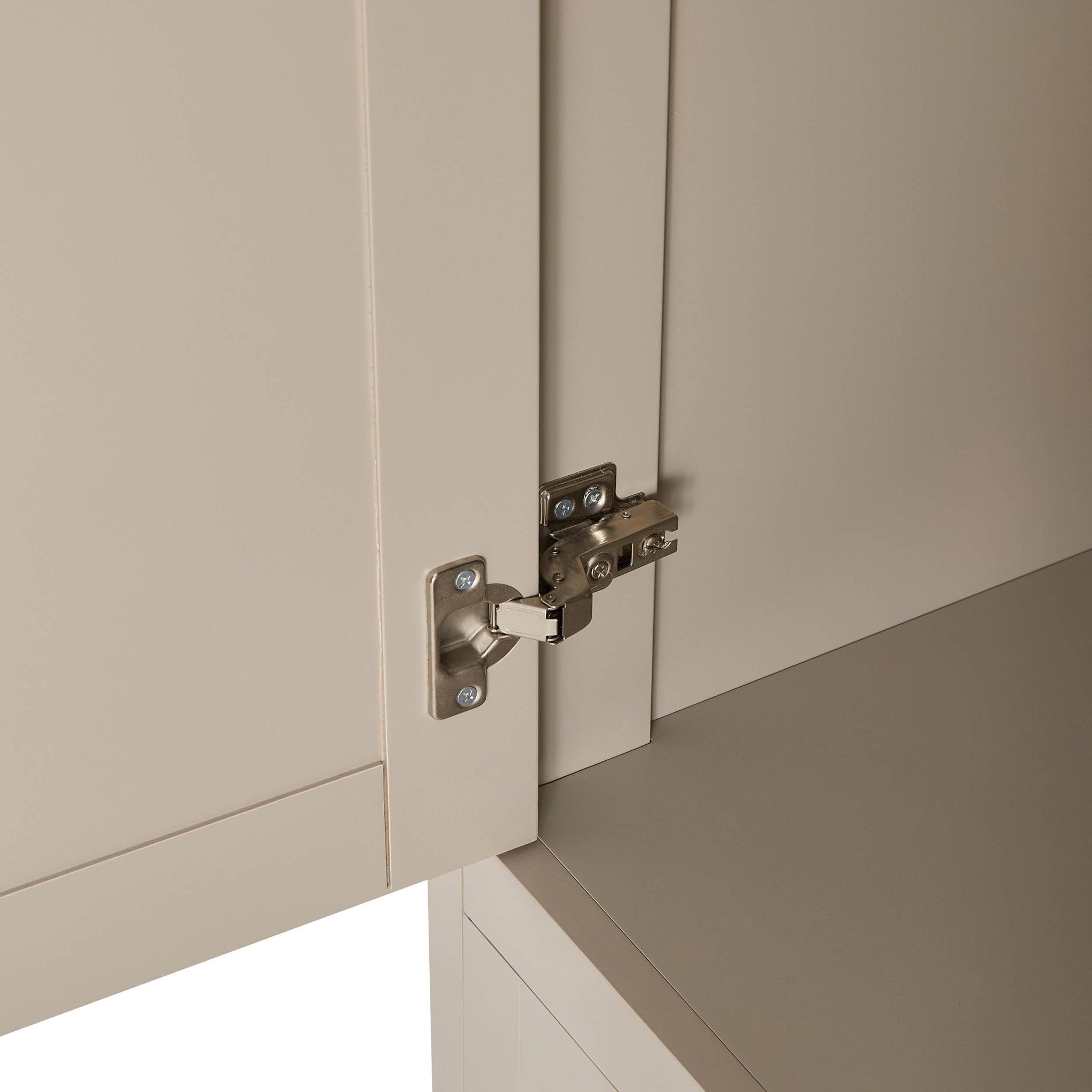 Dusklia - Ruby 3 Door Wardrobe with Drawers - Taupe