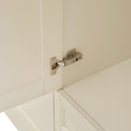 Dusklia - Ruby 3 Door Wardrobe with Drawers - Cream
