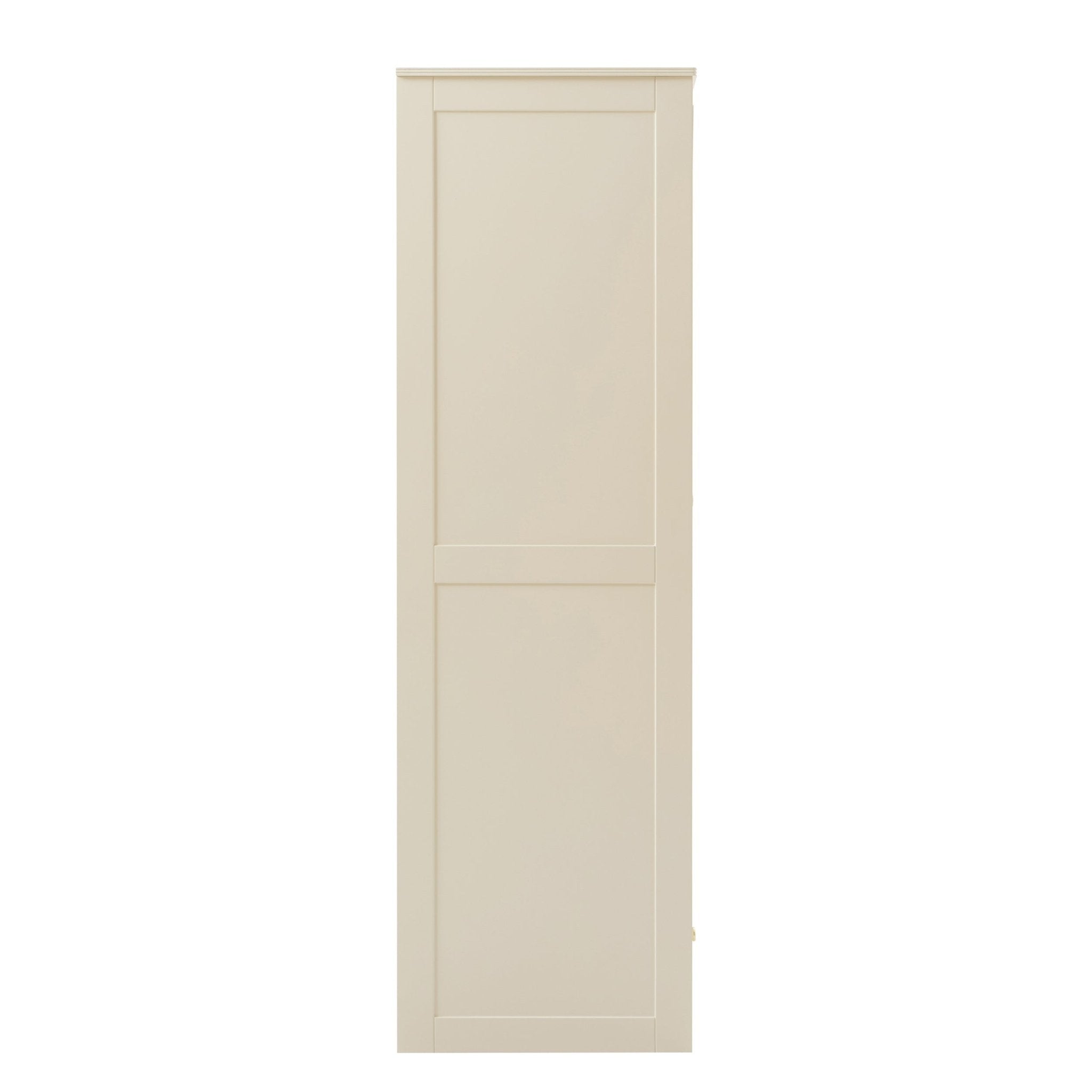 Dusklia - Ruby 3 Door Wardrobe with Drawers - Cream