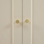 Dusklia - Ruby 3 Door Wardrobe with Drawers - Cream
