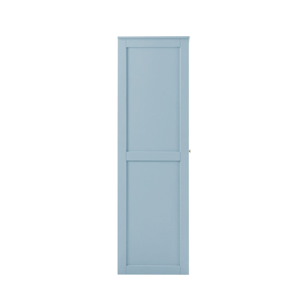 Dusklia - Ruby 3 Door Wardrobe with Drawers - Sky Blue