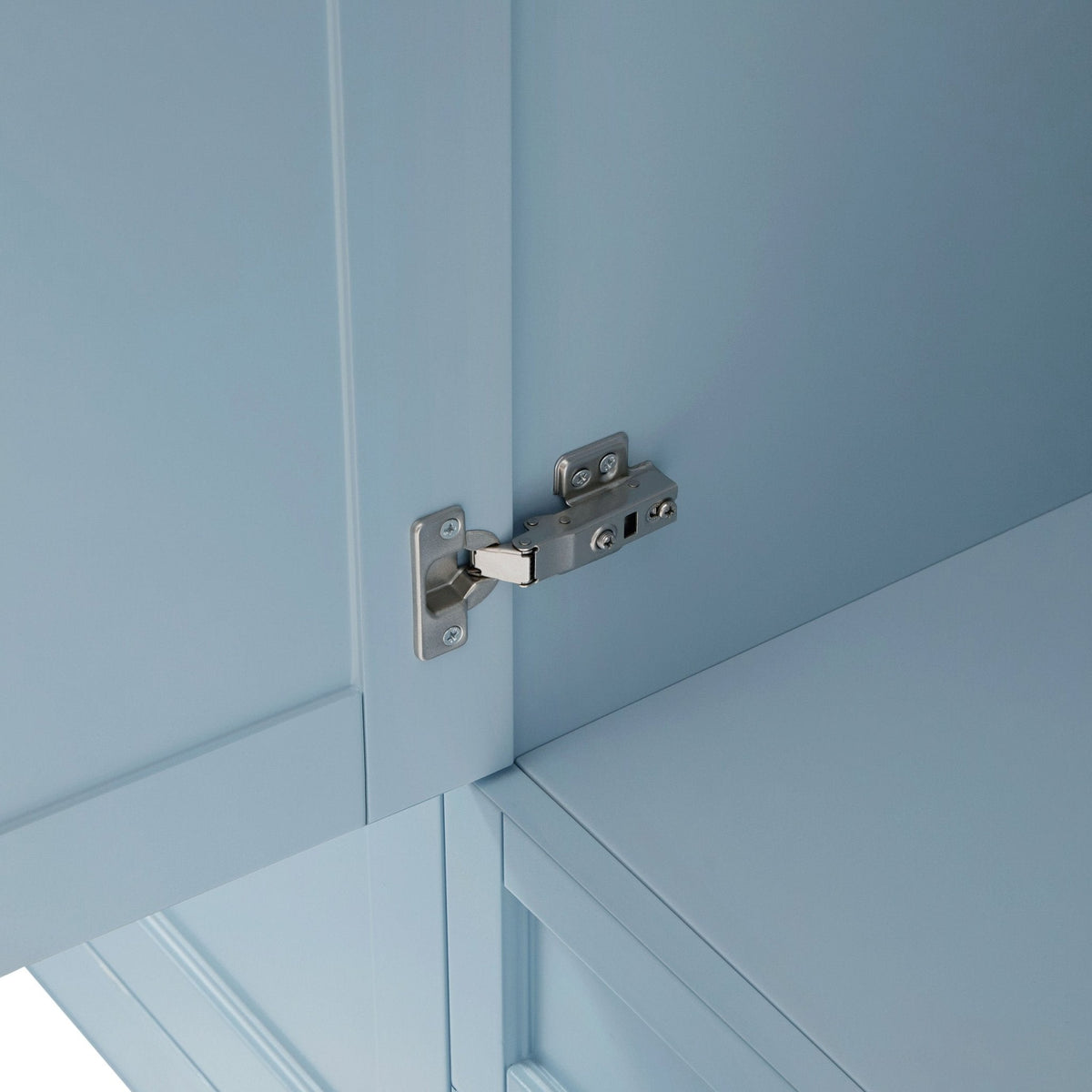 Dusklia - Ruby 3 Door Wardrobe with Drawers - Sky Blue