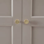 Dusklia - Ruby 3 Door Wardrobe with Drawers - Taupe