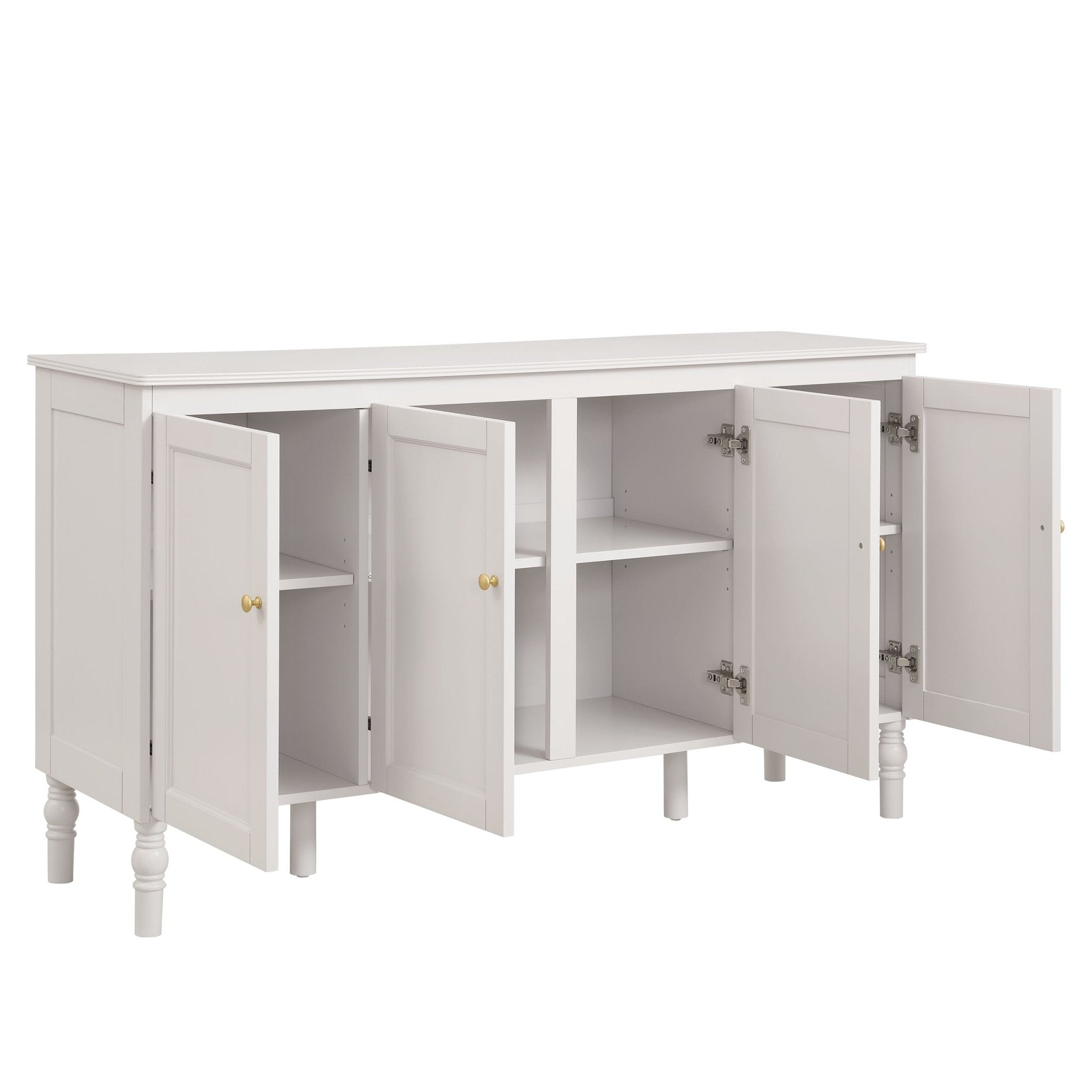 Dusklia - Ruby 4 Door Sideboard - Stone Grey