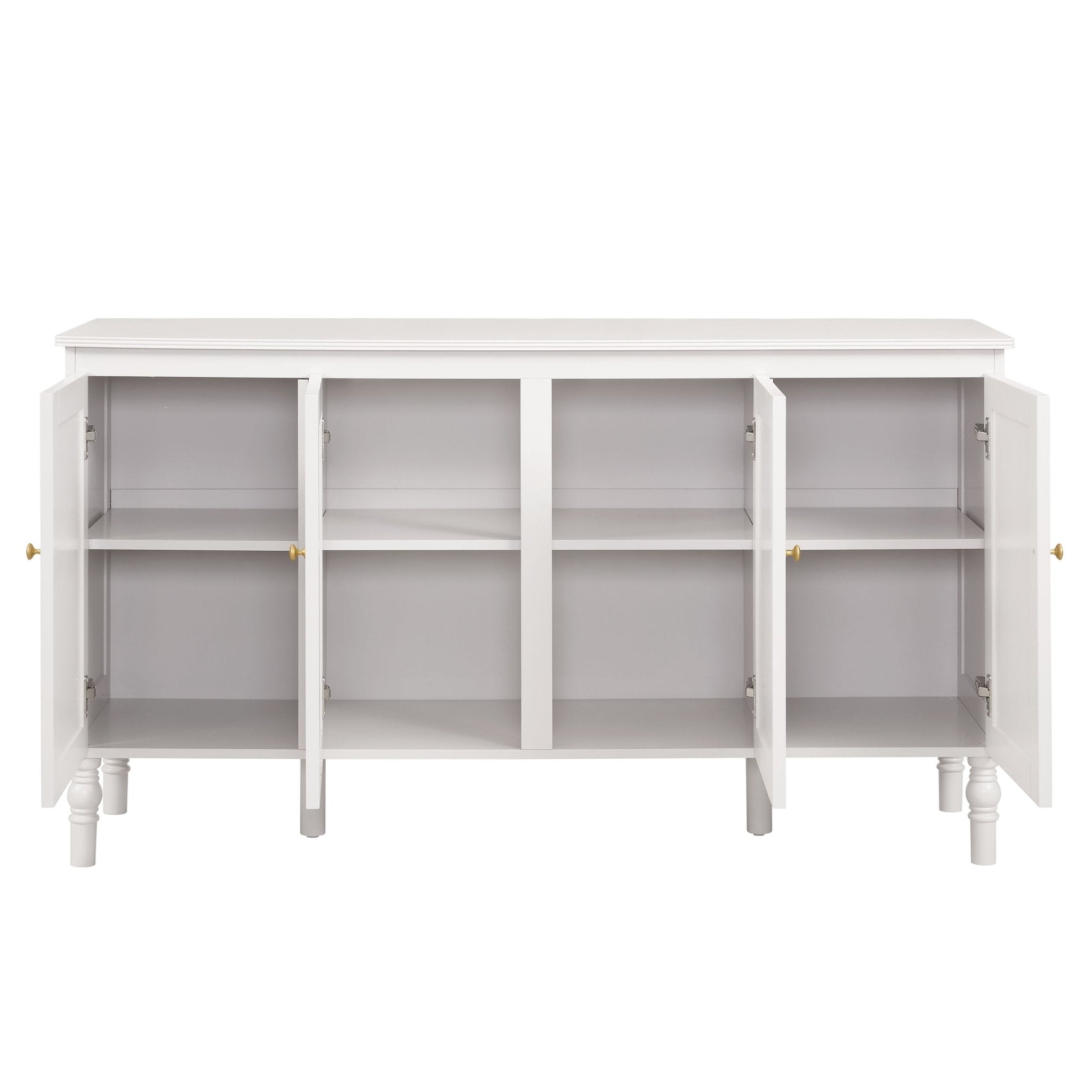Dusklia - Ruby 4 Door Sideboard - Stone Grey