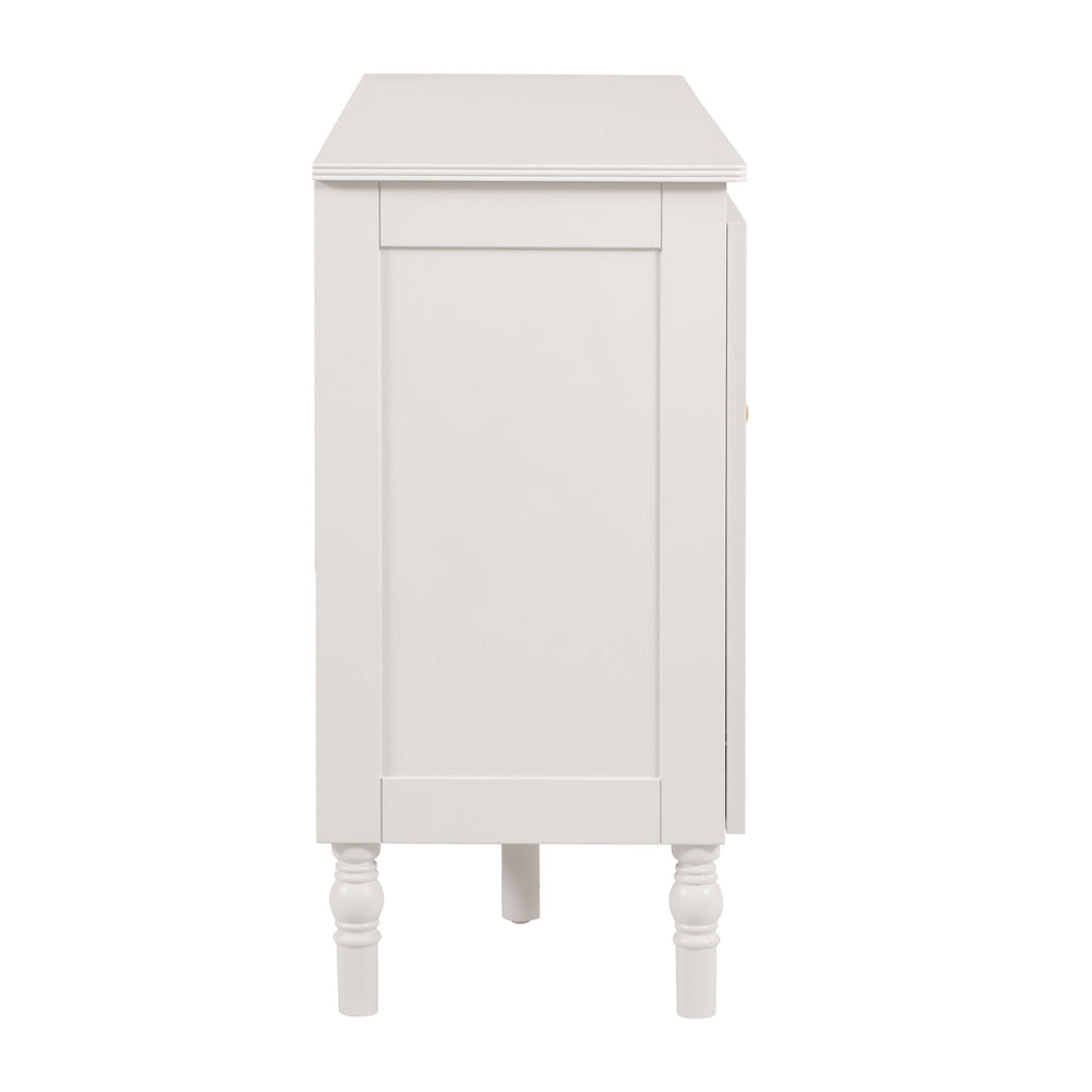 Dusklia - Ruby 4 Door Sideboard - Stone Grey