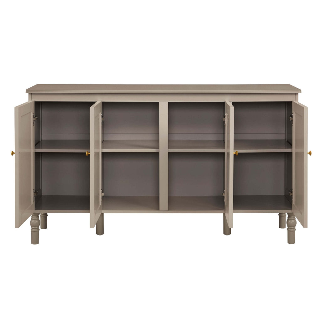 Dusklia - Ruby 4 Door Sideboard - Taupe