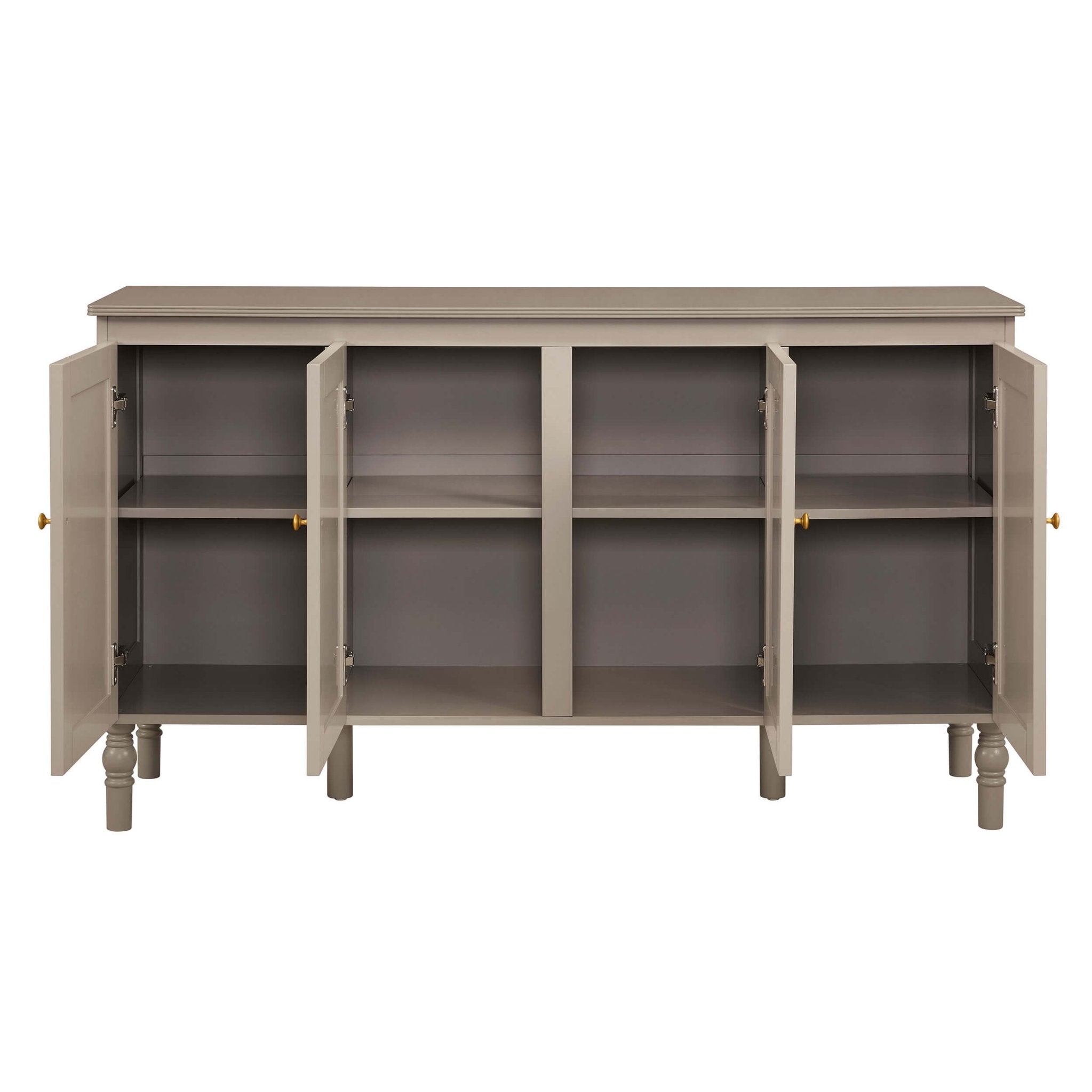 Dusklia - Ruby 4 Door Sideboard - Taupe