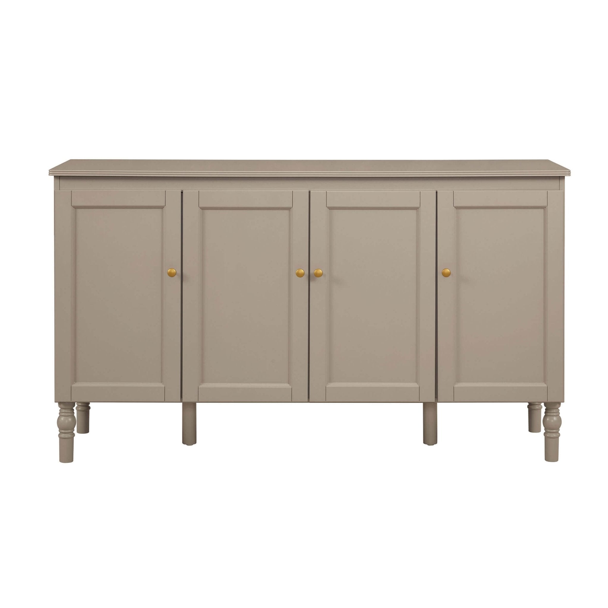 Dusklia - Ruby 4 Door Sideboard - Taupe