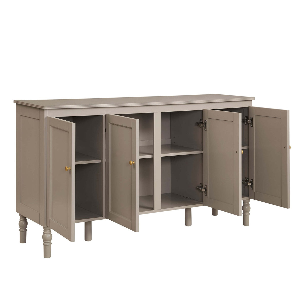 Dusklia - Ruby 4 Door Sideboard - Taupe