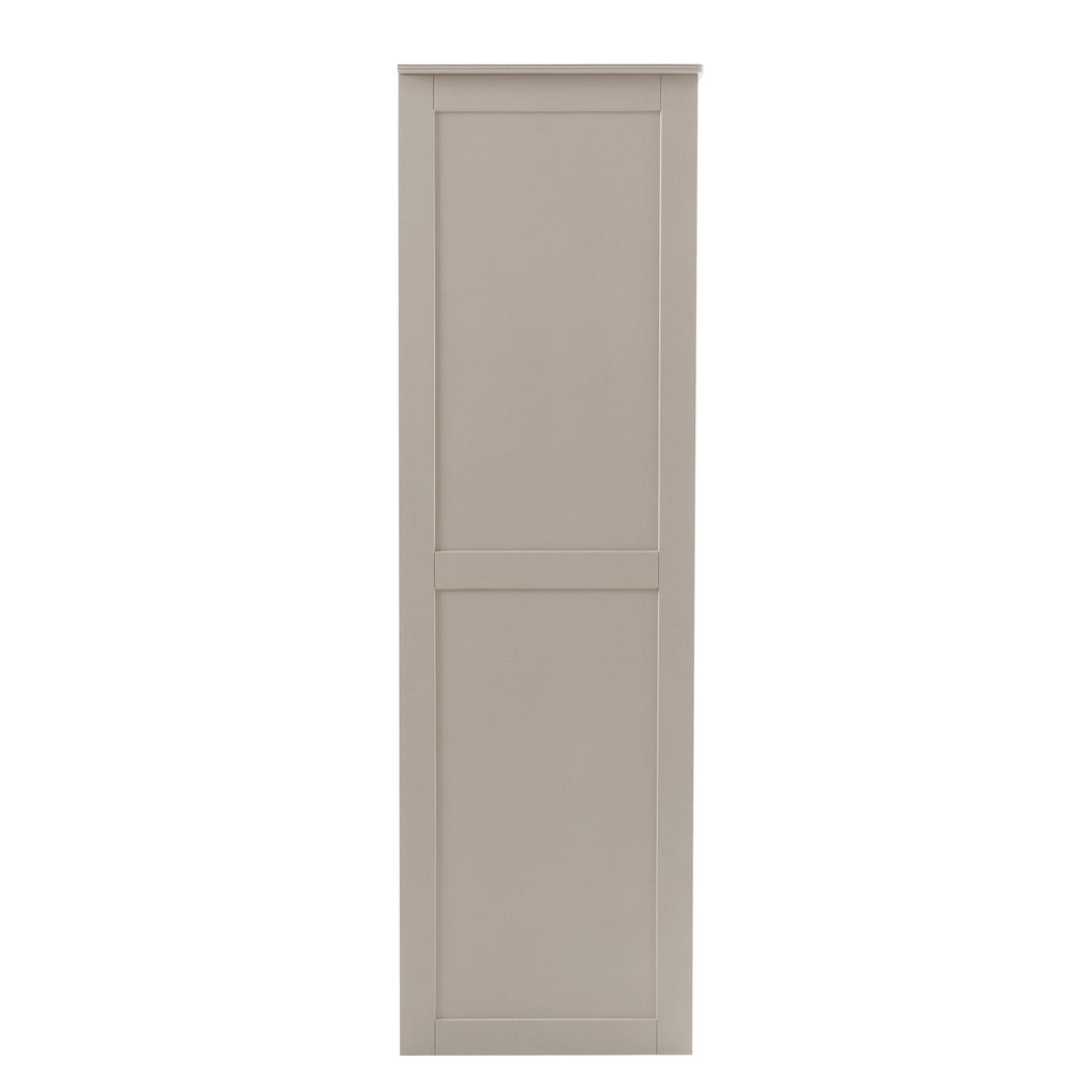 Dusklia - Ruby 4 Door Wardrobe with Drawers - Taupe