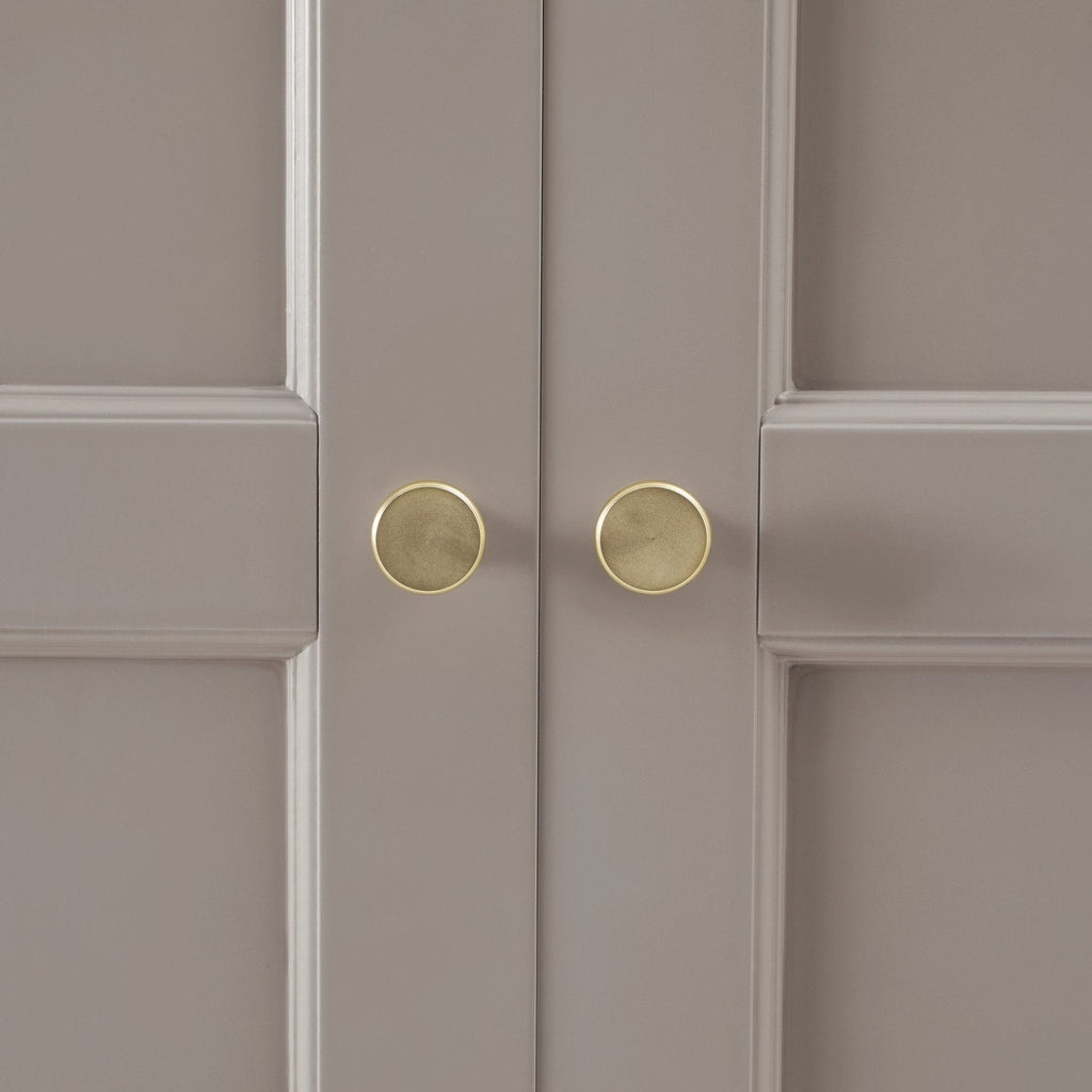 Dusklia - Ruby 4 Door Wardrobe with Drawers - Taupe