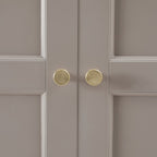 Dusklia - Ruby 4 Door Wardrobe with Drawers - Taupe