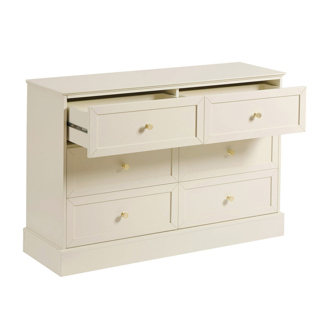 Dusklia - Ruby 6 Drawer Chest - Cream