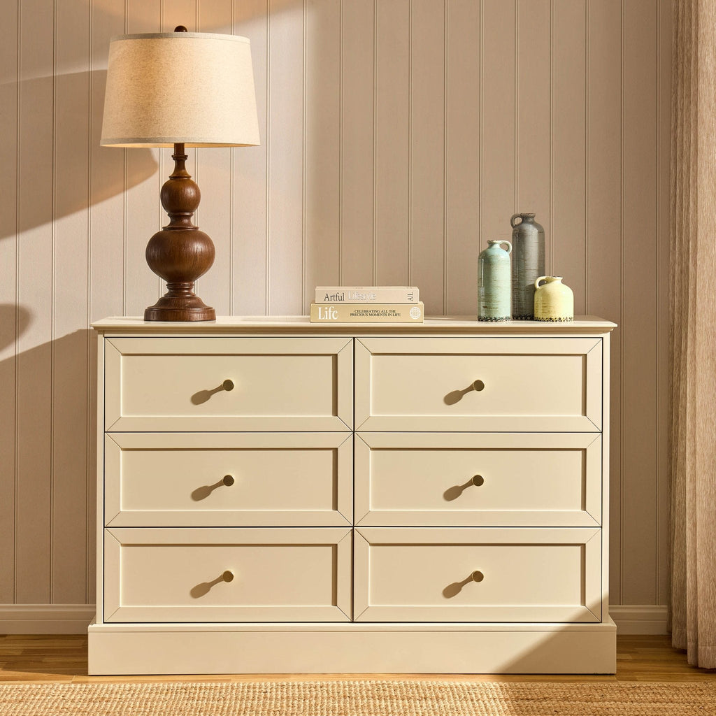 Dusklia - Ruby 6 Drawer Chest - Cream