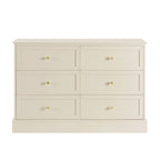 Dusklia - Ruby 6 Drawer Chest - Cream
