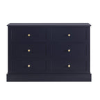 Dusklia - Ruby 6 Drawer Chest - Midnight