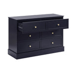 Dusklia - Ruby 6 Drawer Chest - Midnight