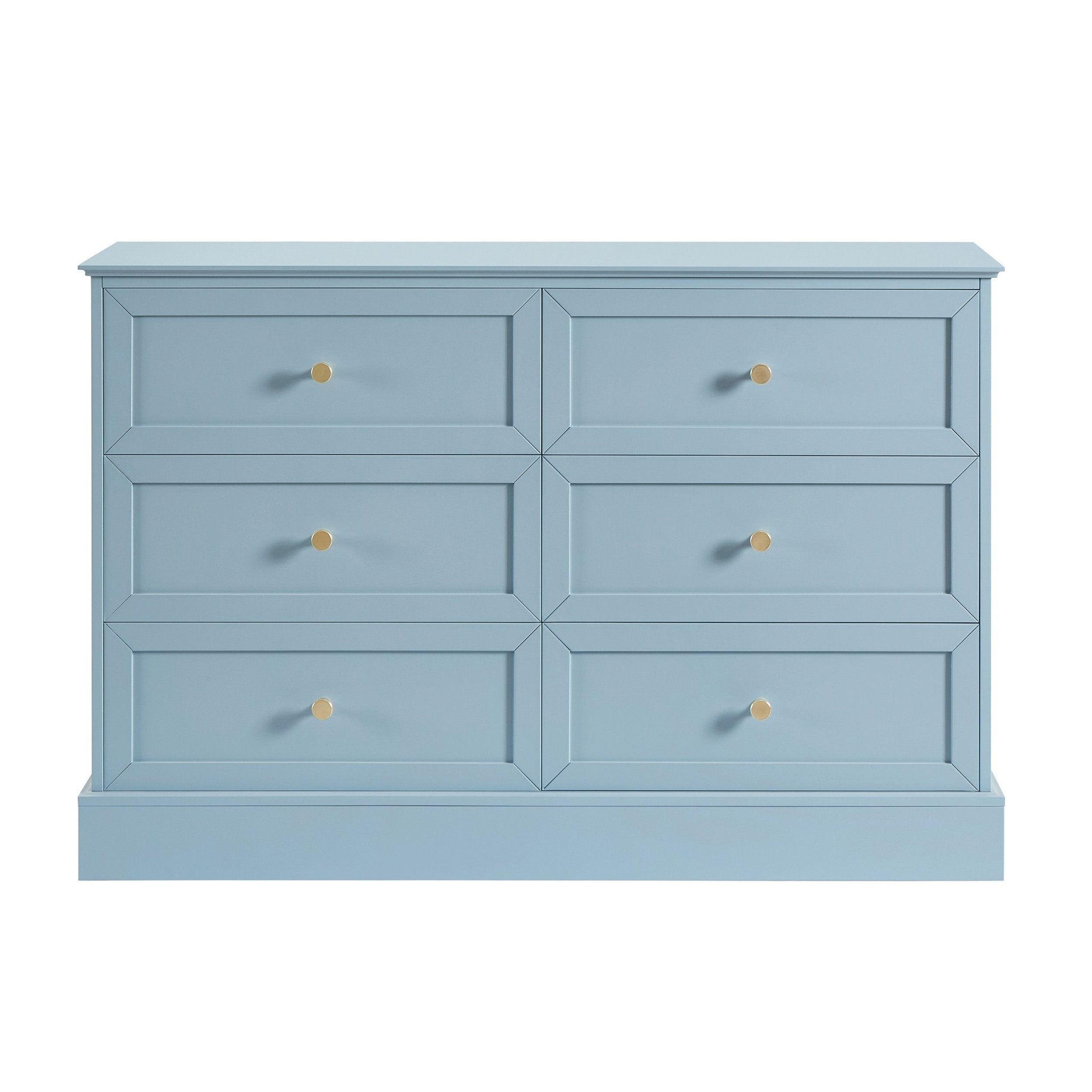Dusklia - Ruby 6 Drawer Chest - Sky Blue