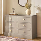 Dusklia - Ruby 6 Drawer Chest - Taupe