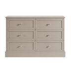 Dusklia - Ruby 6 Drawer Chest - Taupe