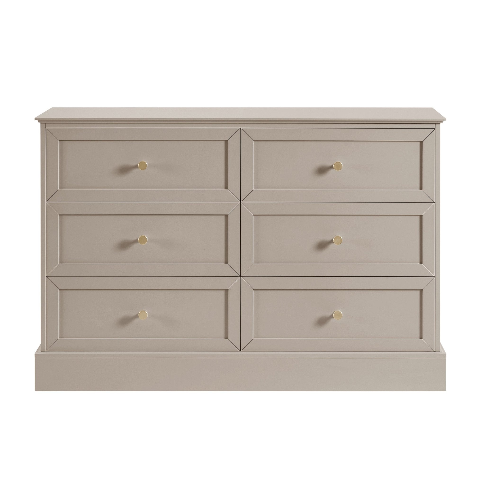 Dusklia - Ruby 6 Drawer Chest - Taupe