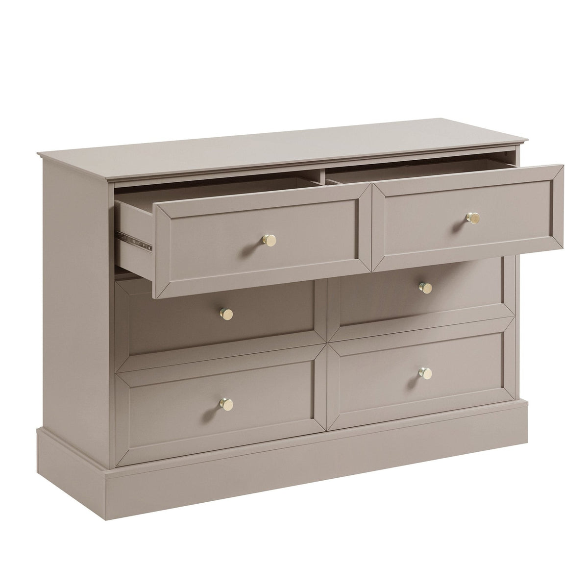 Dusklia - Ruby 6 Drawer Chest - Taupe
