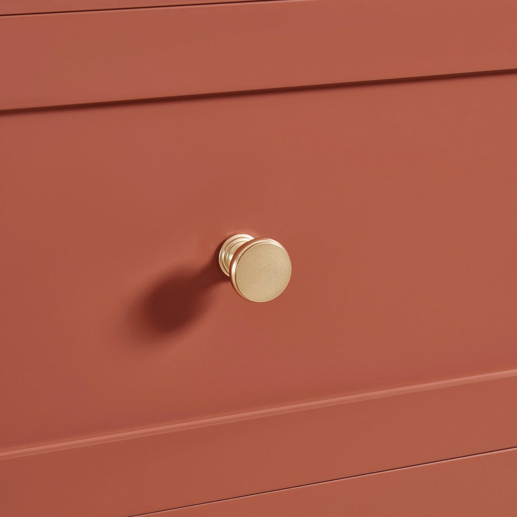 Dusklia - Ruby  6 Drawer Chest - Terracotta