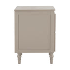 Dusklia - Ruby 2 Drawer Bedside Table - Taupe