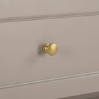Dusklia - Ruby 2 Drawer Bedside Table - Taupe