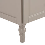 Dusklia - Ruby 2 Drawer Bedside Table - Taupe