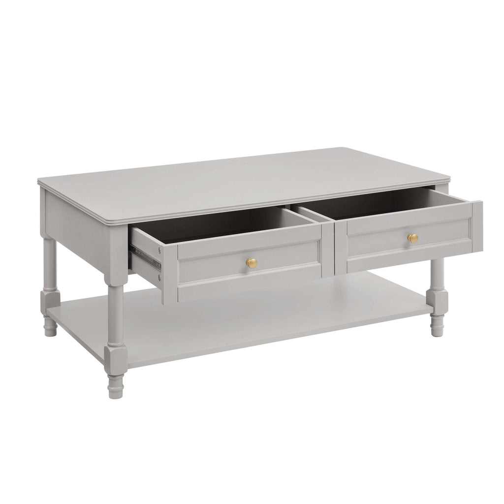Dusklia - Ruby Coffee Table - Light Grey