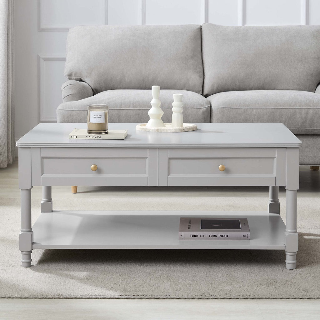 Dusklia - Ruby Coffee Table - Light Grey