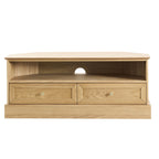 Dusklia - Ruby Corner TV Unit for TVs up to 55- Light Wood